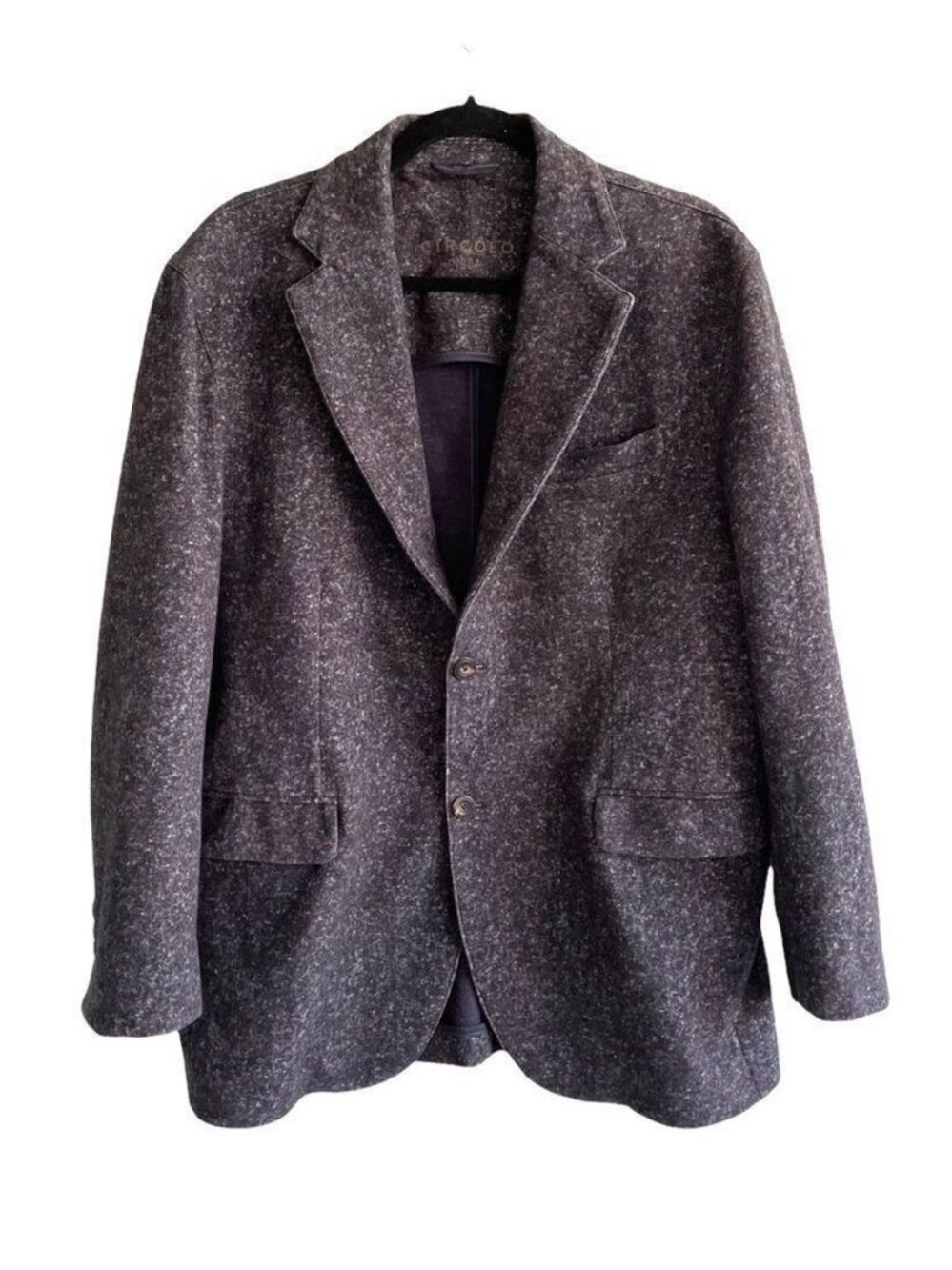 CIRCOLO 1901 Button Front Blazer Jacket Sport Coat Purple Static 56R